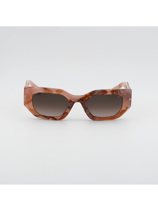 Philipp Plein SPP066M 06Z8 Sunglasses Opaline Geometric Frame, Grey Lenses main image 7
